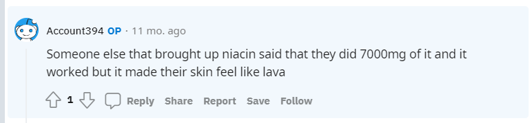 Niacin Positive Reddit Review